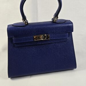 House of Hello Mini Kelly 20 Electric Blue Bag